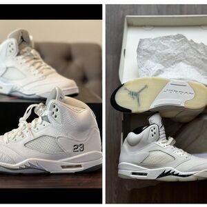 Air Jordan White Sneakers 2 PAIRS Sale!!